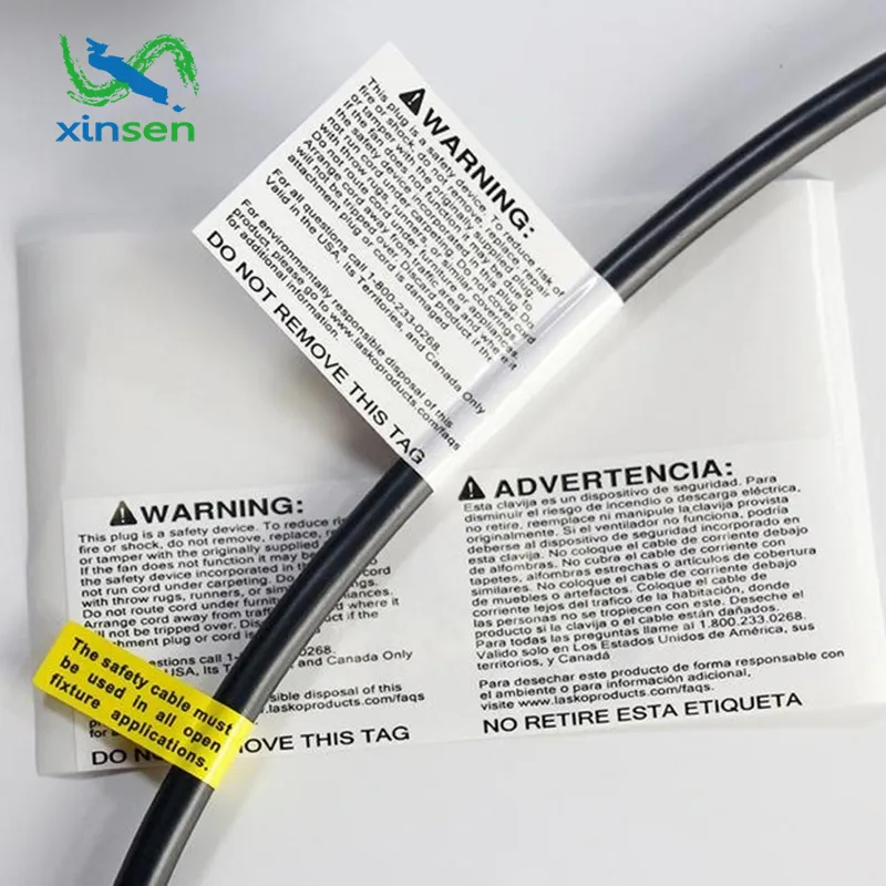 家庭用ケーブル防水ラベル