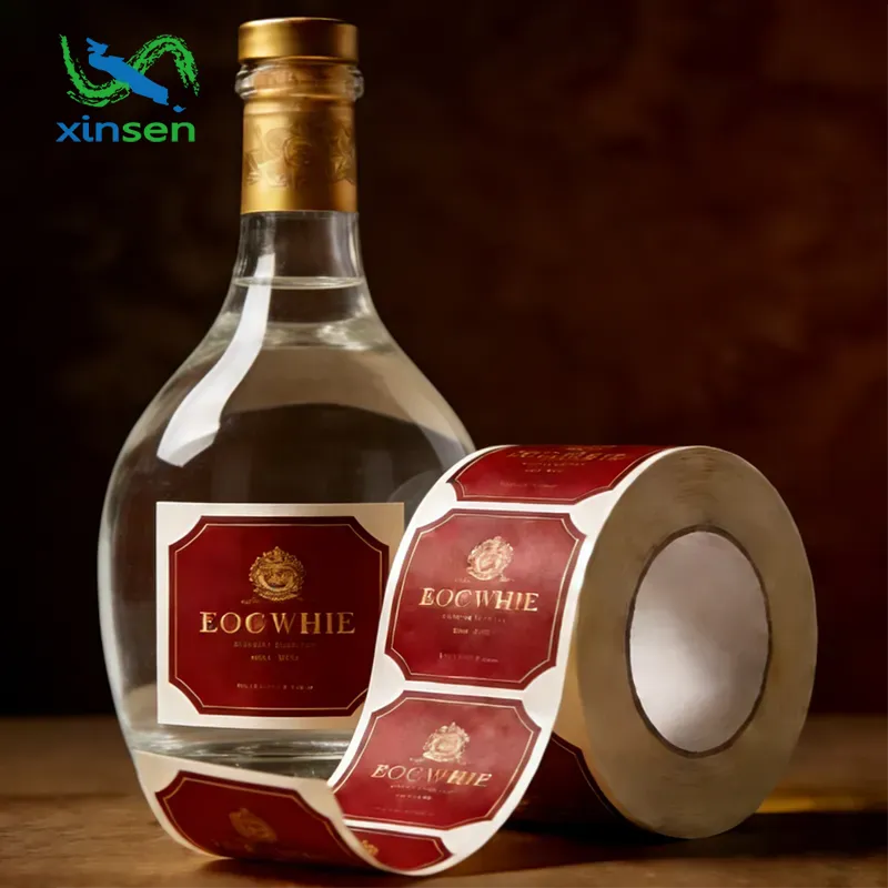 白酒ボトルのラベル